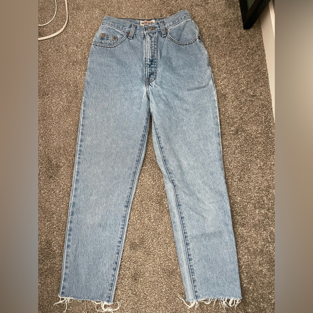 Vintage Guess Jeans Light Wash Straight Leg Jeans